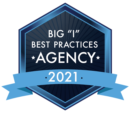 Big I Best Practice Agency 2021 Award Logo